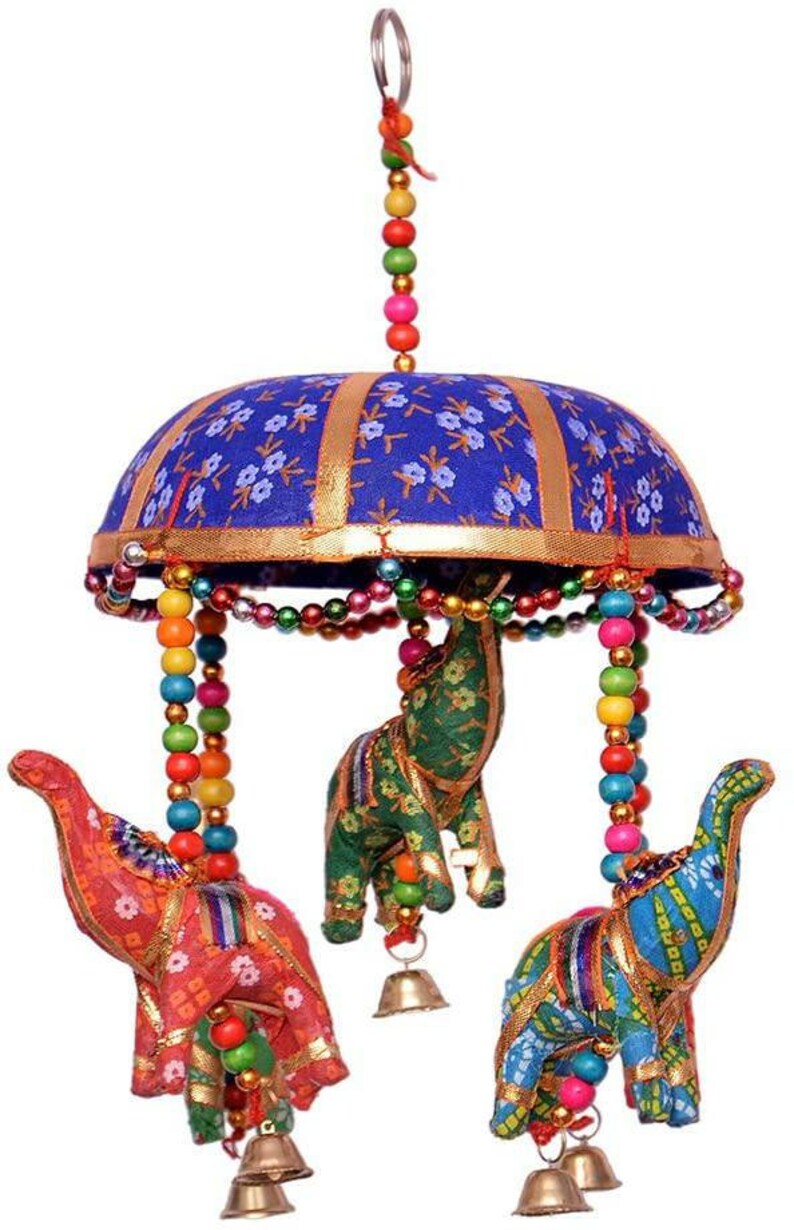 Indische Hochzeit Dekoration Elefant Windspiele Mehndi Decor Party Backdrop Türbehang Glocke Diwali Requisiten Dholki henna haldi mehendi sangeet Bild 10