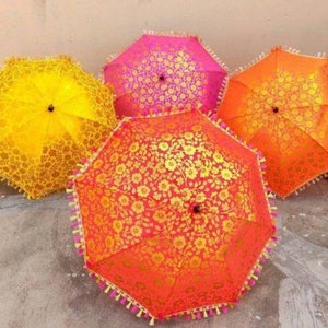 Indian Wedding Decor Indian Umbrella Decorative Umbrella Mehndi Decor Indian Decor Haldi Decoration Umbrella Decor Dholki Decor