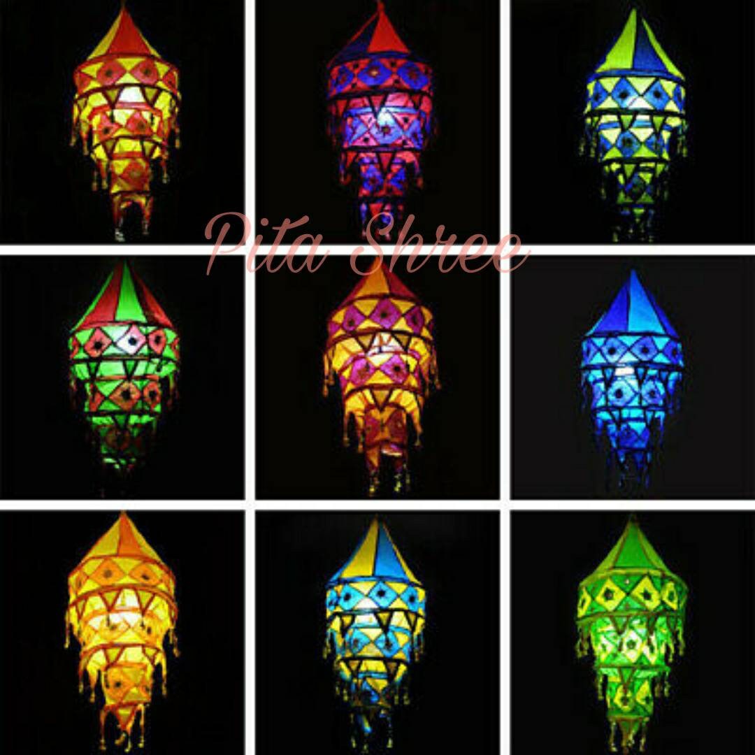 Decorative Lanterns Ethnic Ceiling Chandelier Home Decor Lampshades ...