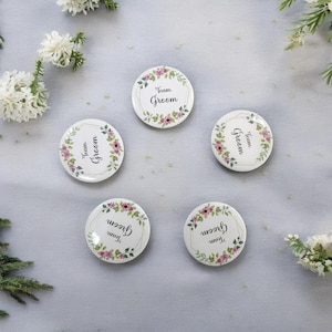 Brooches Gift for Wedding Welcome Guest Return Gifts Groomsman&#39;s Ideas Silk Flower Brooch Valentine&#39;s Day Pins Bridal Part Accessories Idea