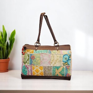 Surtido de 5 bolsas de lona de lujo, bolsas de viaje elegantes, bolsas de viaje bohemias, bolsas de fin de semana, bolsas de picnic, bolsas de viaje con estilo