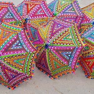 Indian Decor Mehndi Decor Mehendi Decor Umbrella Decor Decorative Umbrella Indian Home Decor Indian Wedding Decor Indian Umbrella Set of 20 Pieces