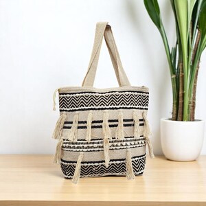 Bolso de mano de hilo de yute, bolso de mano informal, bolso de mano de verano, bolso de mano de fiesta, regalo de cumpleaños, bolso de mano hecho a mano
