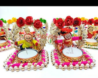 Puppet TeaLight Candle Holder for Home Decor Diwali gift Tea light candle Puppet candle festive decoration diwali gift