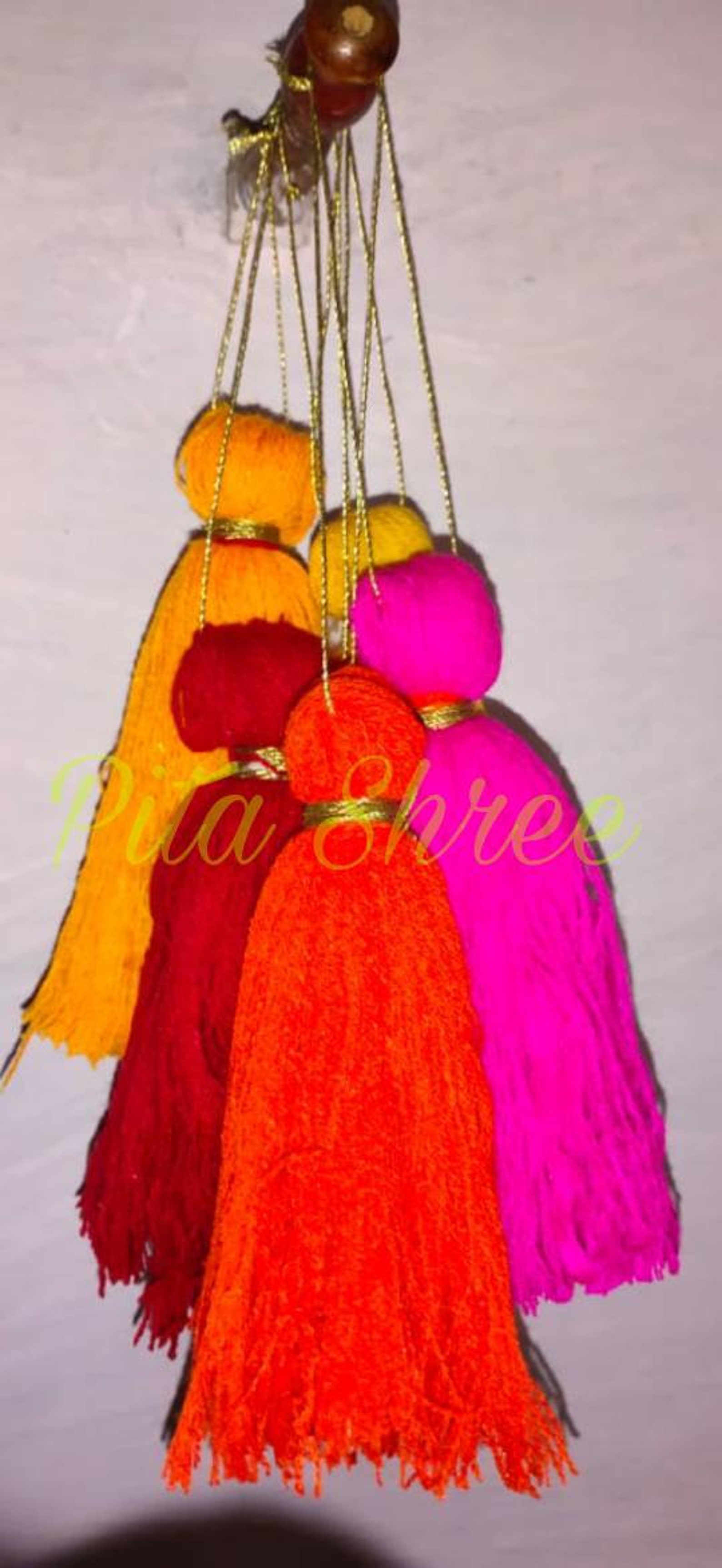 150 Tassels FREE SHIPPING Multicolor Indian Wedding Etsy