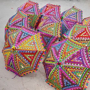 Indian Decor Mehndi Decor Mehendi Decor Umbrella Decor Decorative Umbrella Indian Home Decor Indian Wedding Decor Indian Umbrella Set of 40 Pieces