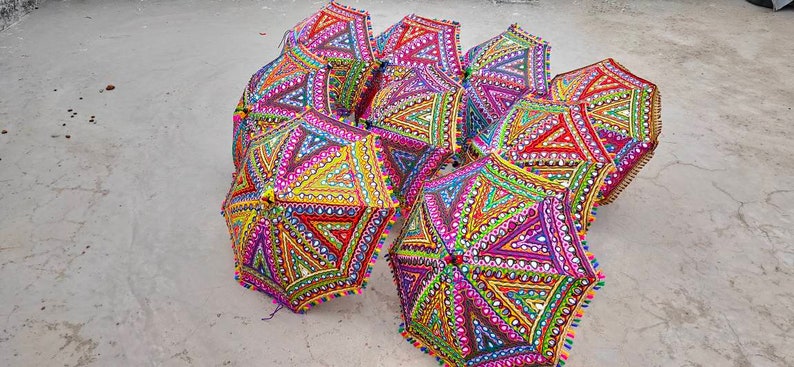 Indian Decor Mehndi Decor Mehendi Decor Umbrella Decor Decorative Umbrella Indian Home Decor Indian Wedding Decor Indian Umbrella Set of 40 Pieces