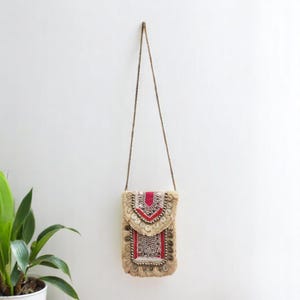 Bolso bandolera con cuentas, bolso bandolera, bolso de mano con cuentas, bolso de verano con cuentas, bolso de mano para fiestas, regalo de cumpleaños