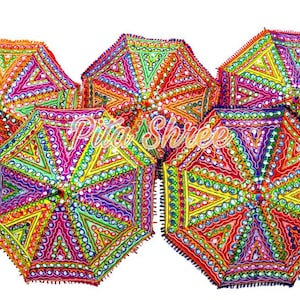 Indian Decor Mehndi Decor Mehendi Decor Umbrella Decor Decorative Umbrella Indian Home Decor Indian Wedding Decor Indian Umbrella Set of 5 Pieces