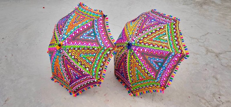 Indian Decor Mehndi Decor Mehendi Decor Umbrella Decor Decorative Umbrella Indian Home Decor Indian Wedding Decor Indian Umbrella Set of 35 Pieces