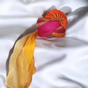 Mens Barrati Unisex Turban/Safa Wedding Pagdi for Wedding Baraat Men, Wedding Wear Pagdi, Holi,Navratri Garba (Multicolor)