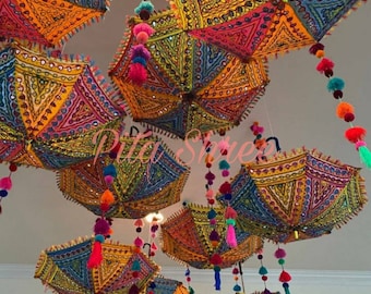 Indian Decor Mehndi Decor Mehendi Decor Umbrella Decor Decorative Umbrella Indian Home Decor Indian Wedding Decor Indian Umbrella