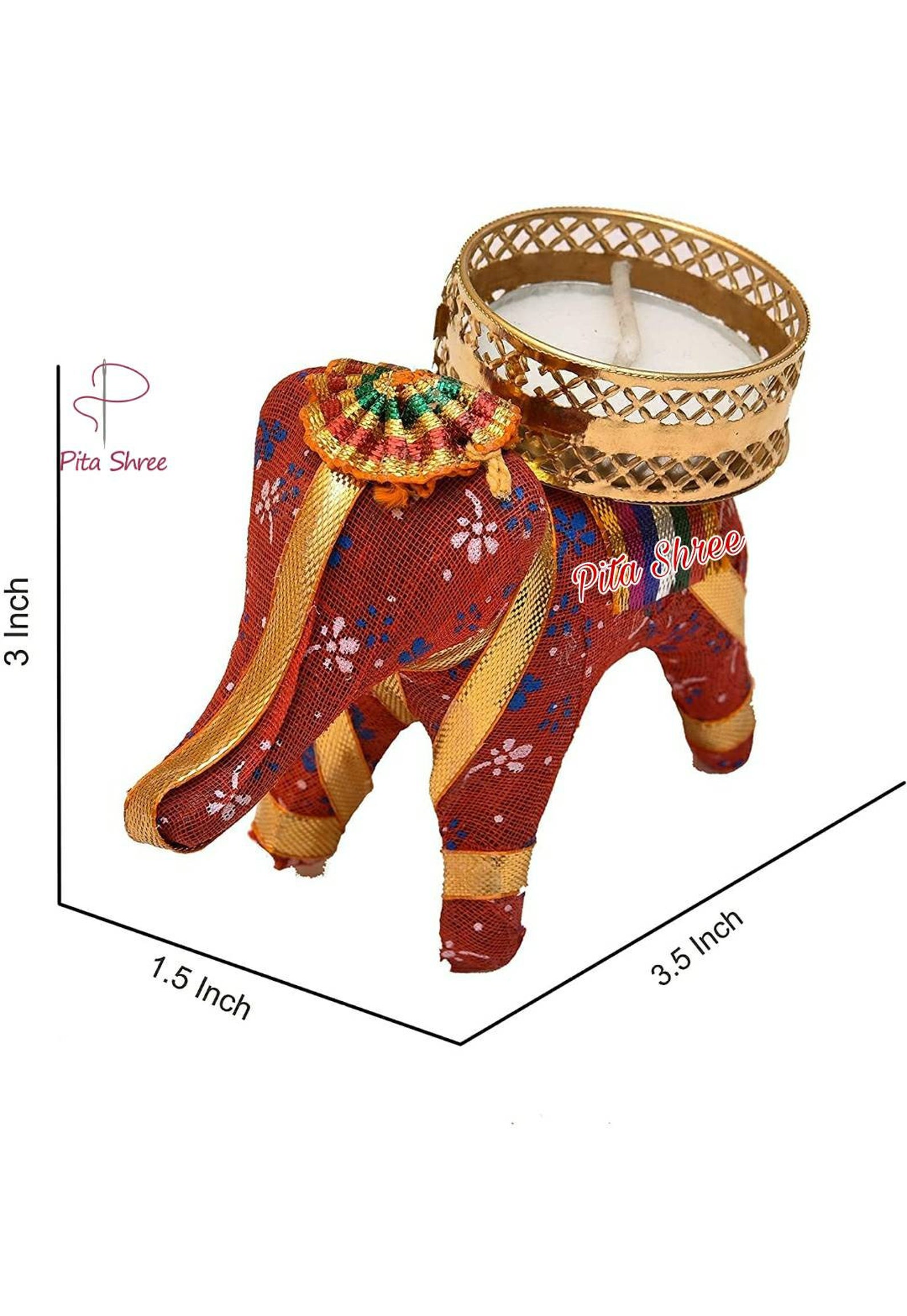 60 Pcs Elephant Tealight Candle Holder Festive Home Etsy