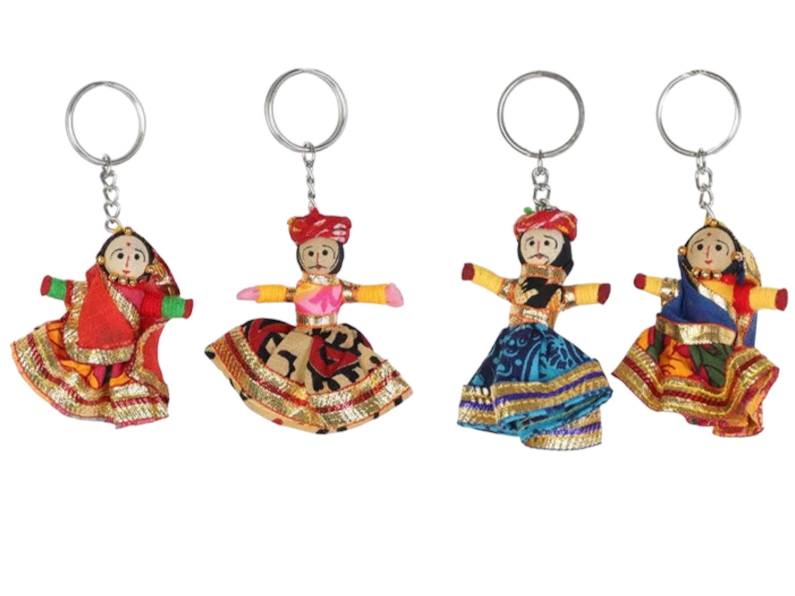 Puppet Keychains Indian Puppet Couple Keychain: Wedding Favor Souvenir - Etsy