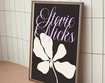 Stevie Nicks Print | Stevie Nicks Poster | Aesthetic Poster
