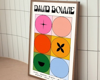 David Bowie Poster | David Bowie Print | Aesthetic Print | Retro Print