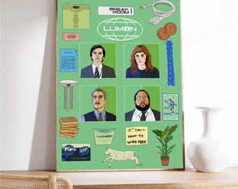 Severance Print | Lumon Print | Severance Poster Apple TV