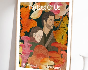 The Last Of Us Print | Joel And Ellie | TLOU Poster