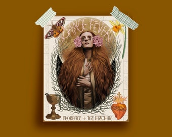 Florence + The Machine Print | Dance Fever Print | Florence Poster | DIGITAL PRINT
