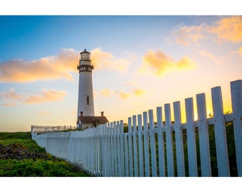 Pigeon Point Lighthouse Wall Print, Metal Prints, Nature Photography, Canvas Wrap Wall Art, California Pacific Coast Home Decor