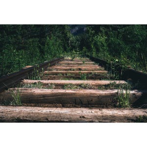 Abandoned Tracks Of Colorado Wall Print, Metal Prints, Landscape Photography, Canvas Wrap Wall Art, Home Decor