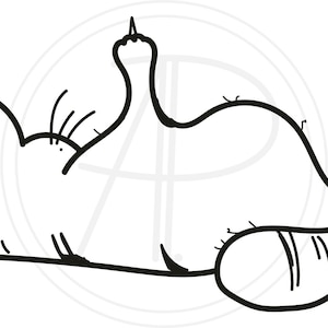Postkarte „Katze Mittelfinger“ – Freche Karte