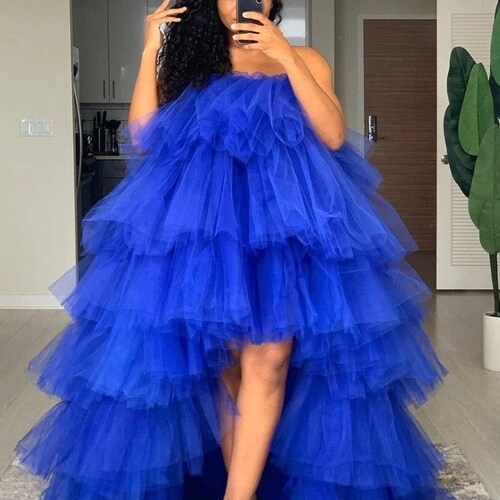 High Low Dress Adult Tutu Skirt Layered High Low Tulle Skirt Adult Tutu Dress for Women Birthday Photo Shoot Dress High Low Tulle Dress