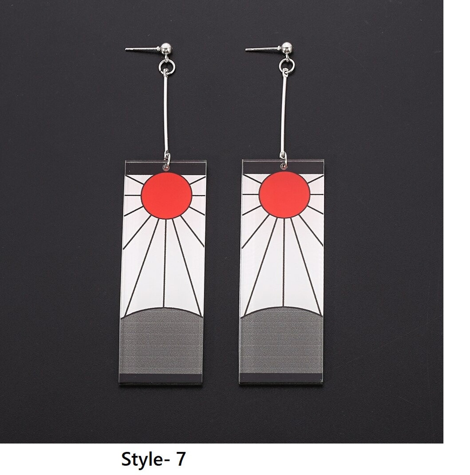 Anime Earrings Hanafuda Earrings Hanafuda Cassette Earrings Etsy