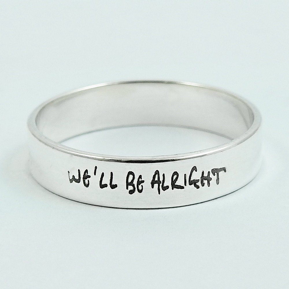 Harry styles ring - we&#39;ll be alright - Harry styles - Harry Styles We&#39;ll Be Alright Ring -TPWK ring - Harry styles merch , harry styles gift