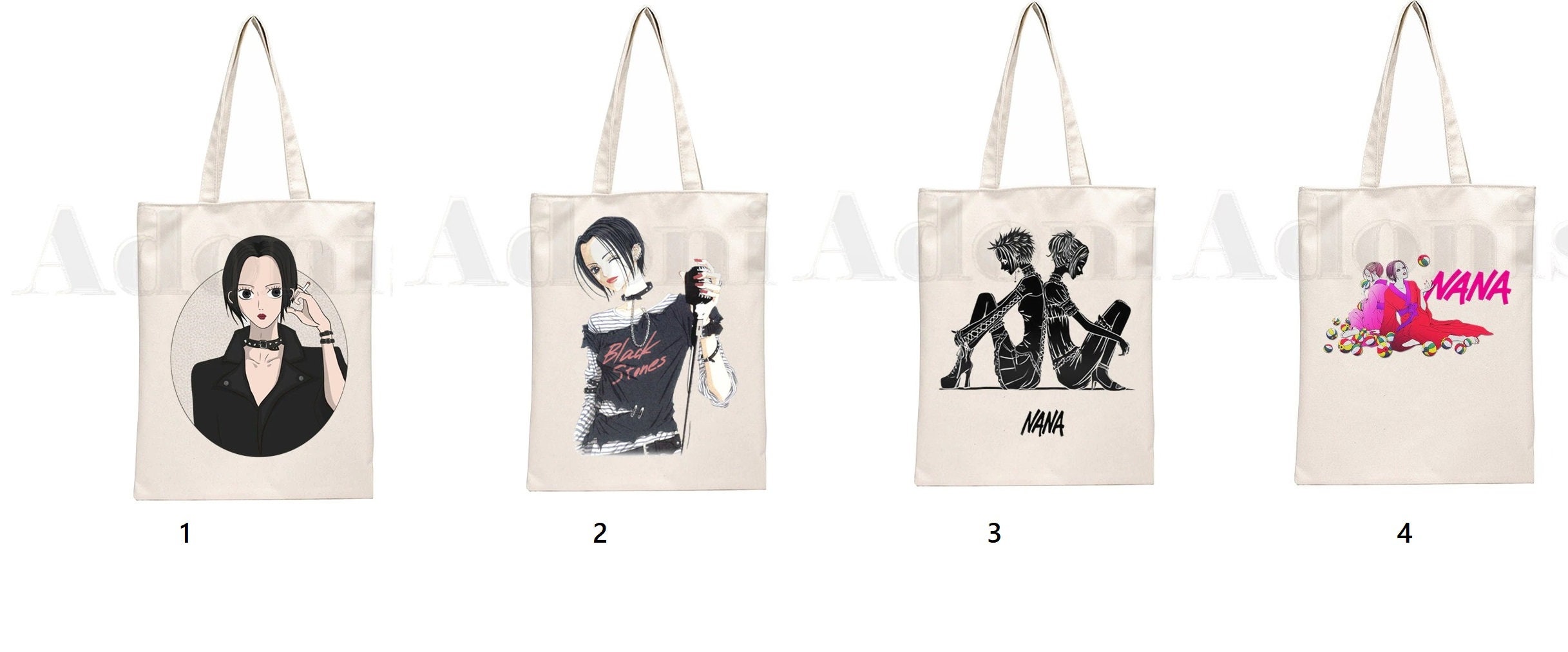 Anime Tote Bag Anime Gift Nana Anime Japanese Harajuku Etsy
