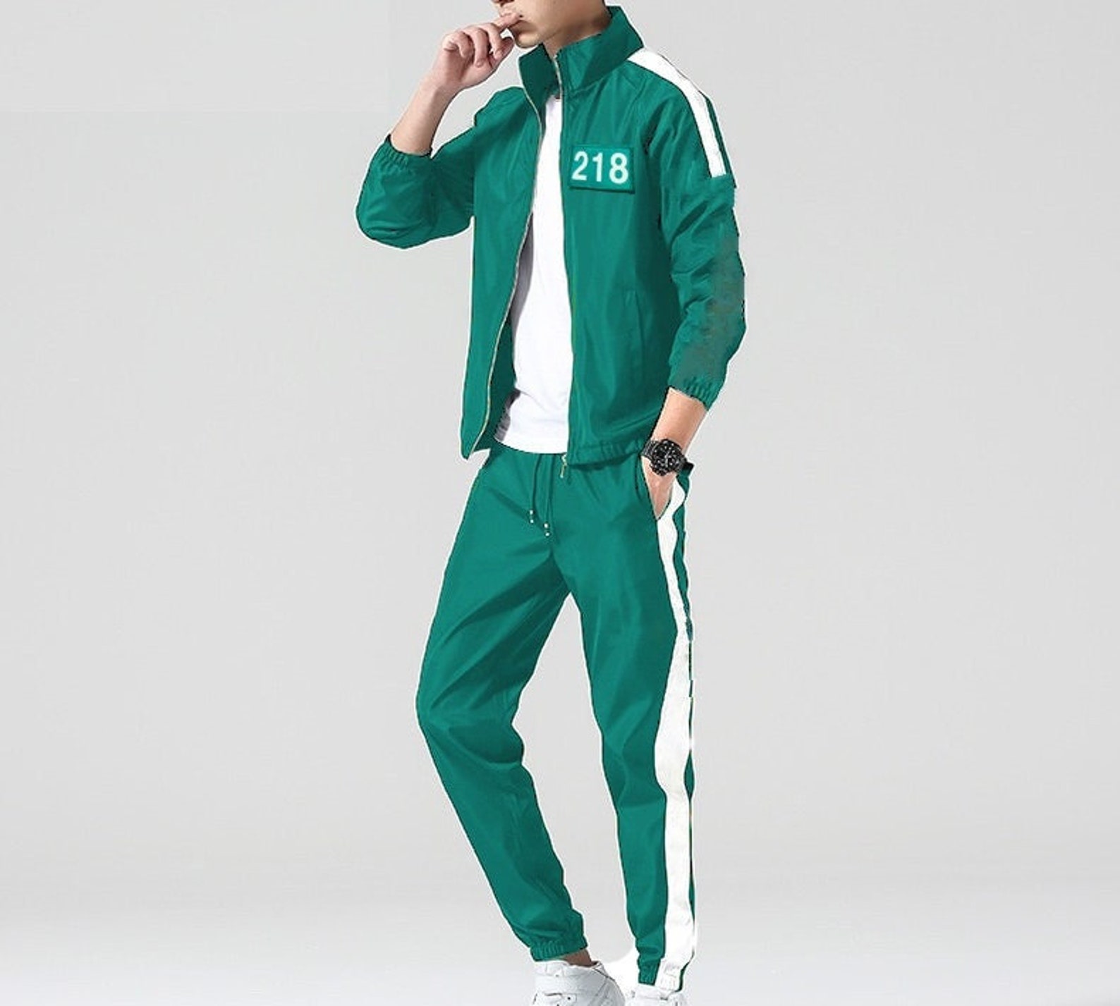 Squid Game Costume Squid Game Unisex Tracksuit Jacket Pant Etsy