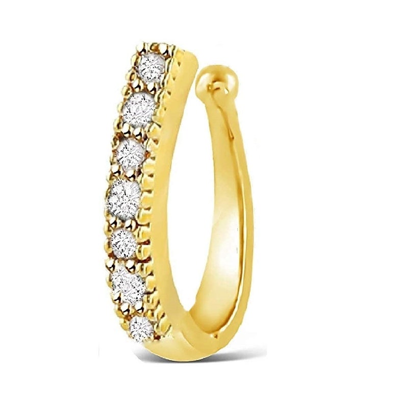 Gold Nose Ring Fake Nose Ring Set Silver Nose Ring Clip on Etsy