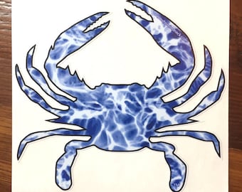 Official Shore Redneck® Gulf Stream Blue Crab Decal