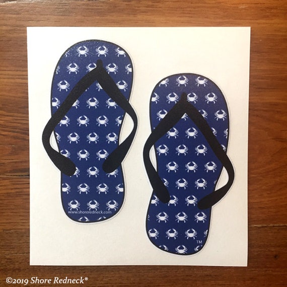 Crab store flip flops