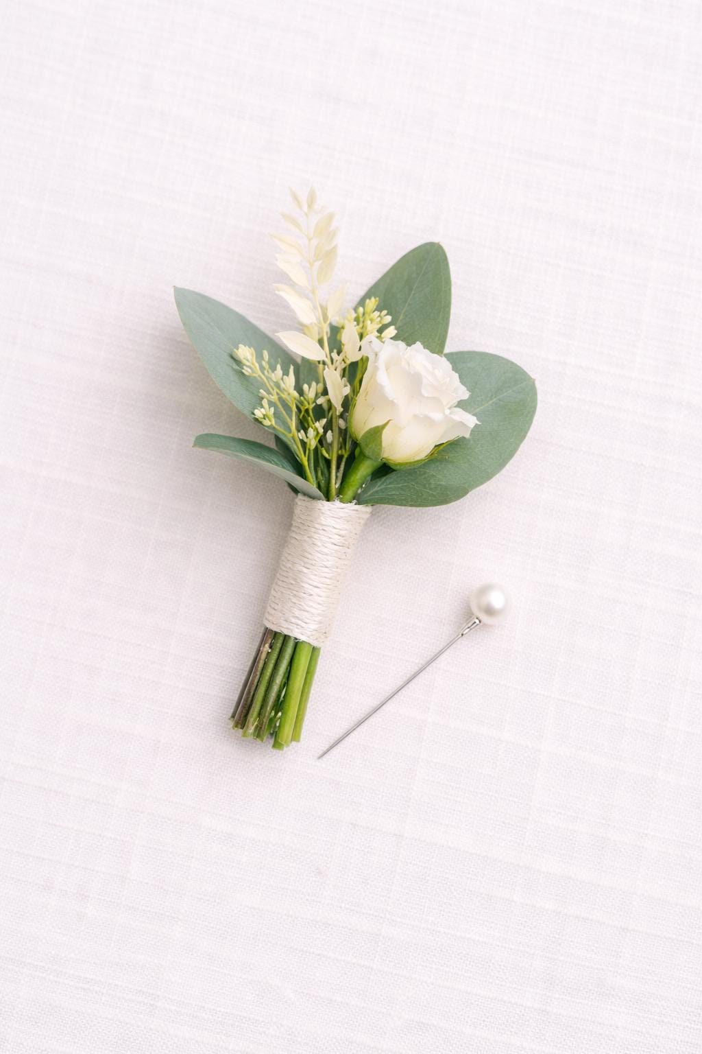 Fall Neutral Wedding Flower Package, Bridal Bouquet, 2 Bridesmaid