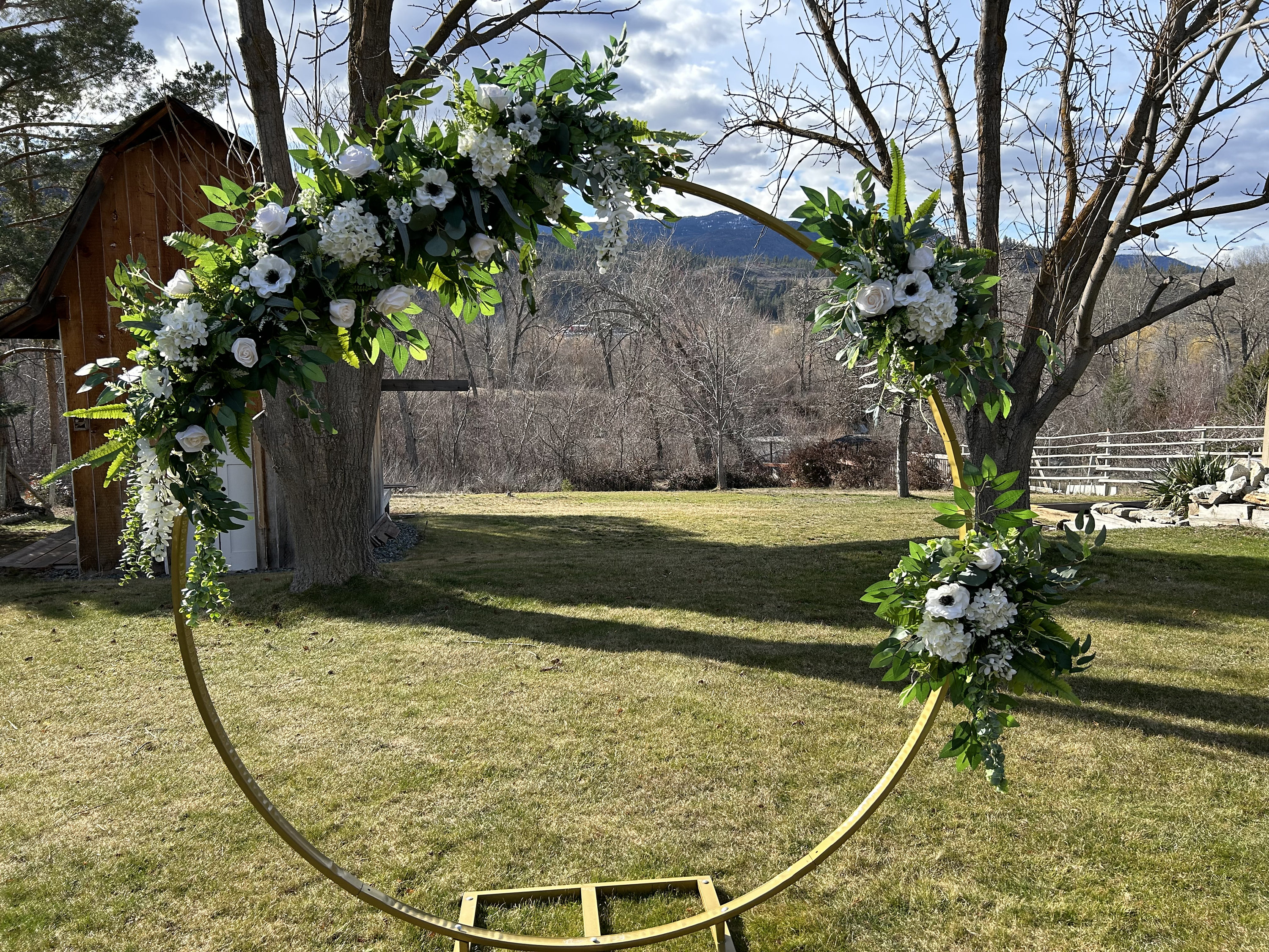 Eucalyptus Hoop Arch