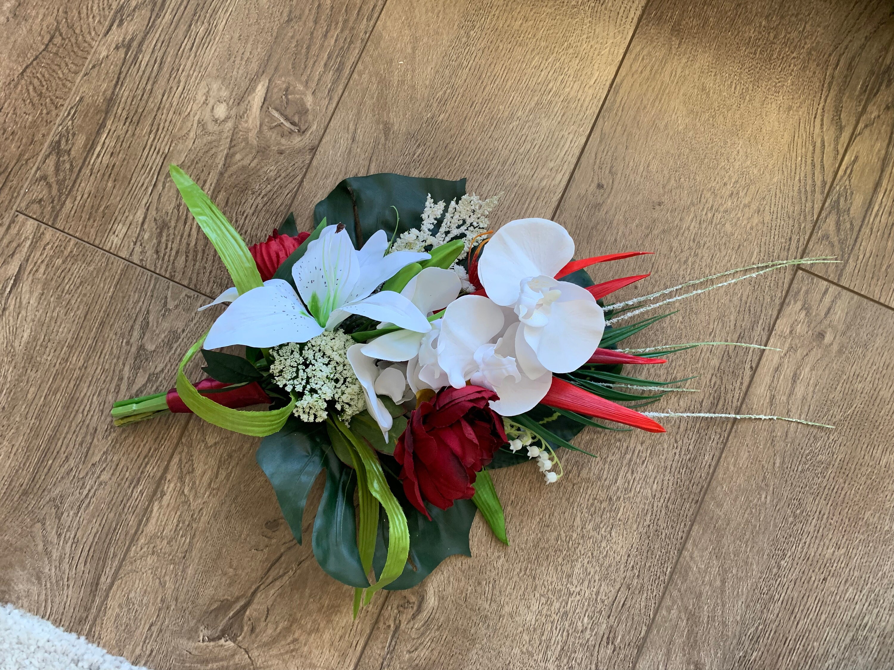 Ramo de novia tropical/Ramo de novia con flores tropicales/Ramo de novia  con flores de ave del paraíso, protea, orquídea, lirio y burdeos - Etsy  México, image size:3000x2250