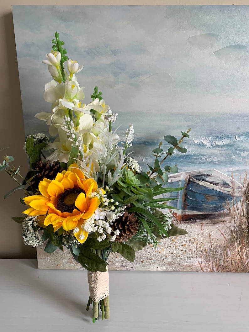 Bouquet De Mariage De Tournesol Bouquet De Mariée De Fleurs - France