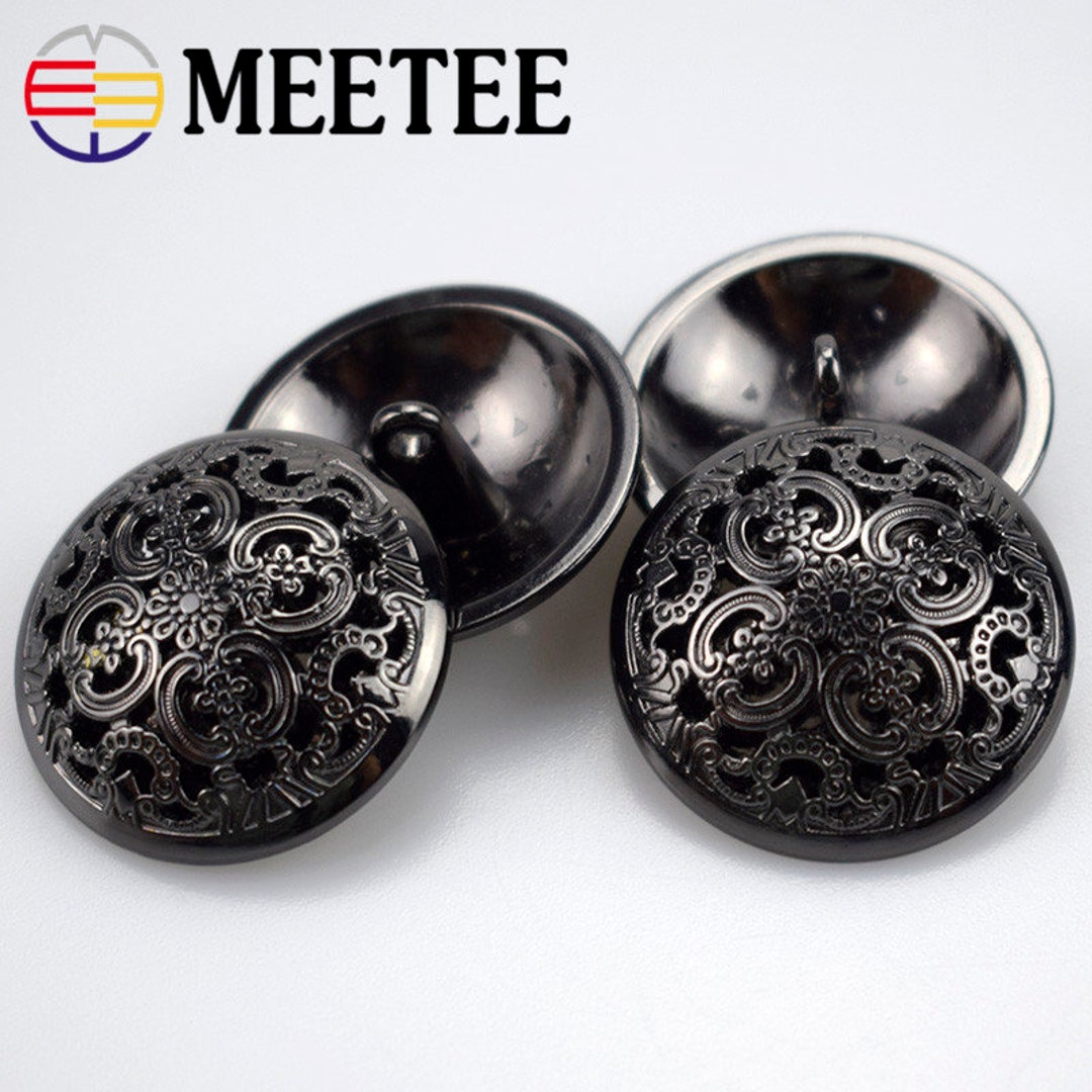 HENGC 18/23/25mm Vintage Love Women Coat Gold Metal Buttons For Clothing  Retro Jewelry Blazer