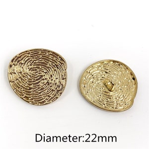 10個/ロット ライオンヘッド メタルボタン ゴールド セーター コート 装飾 シャツ ボタン アクセサリー DIY JS-0075