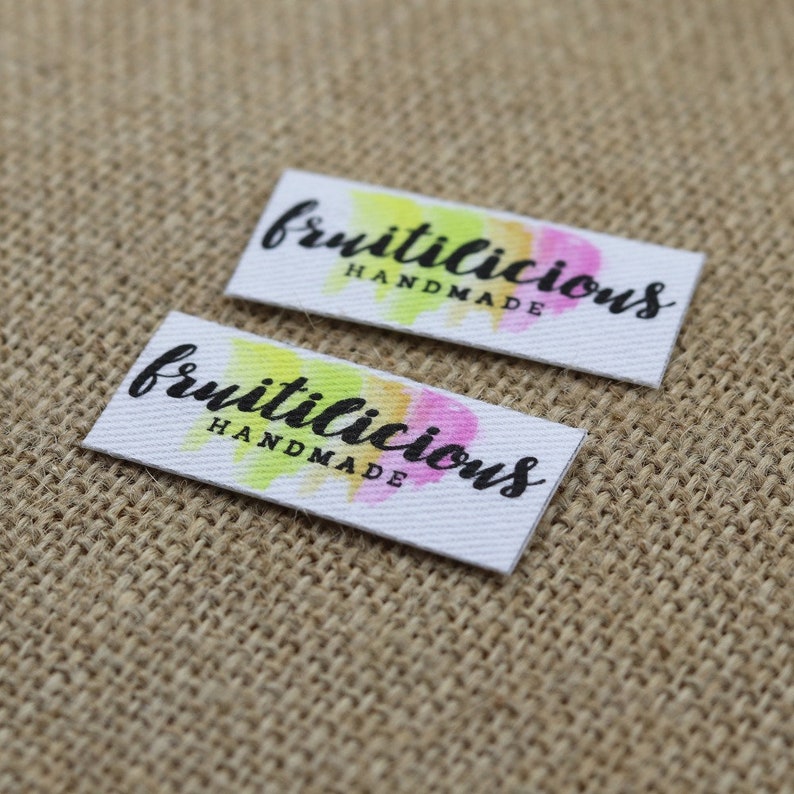 132 Pieces Custom Logo Labels Name Iron on Label Custom Etsy