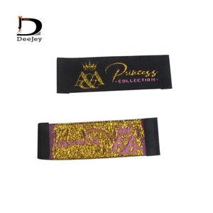 custom logo woven wigs label swing tags hair bundles wrap matching private labels for wigs image 3