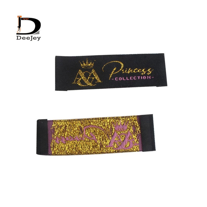 custom logo woven wigs label swing tags hair bundles wrap matching private labels for wigs image 3