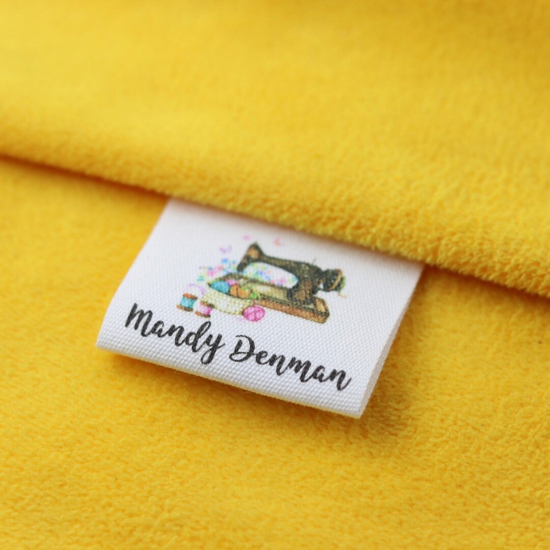 Custom Sewing label, Handmade Tags, Custom kids Name Labels,Cotton