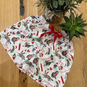 Katzenliebhaber / Passende Familie Weihnachten PJ mit Katzen / Satin PJ Shorts für Frauen / Mutter-Tochter passende Shorts / Weihnachtsbrautjungfern Shorts