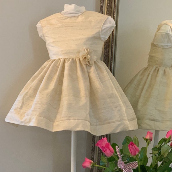 Flower Girl  Silk Dupioni Dress