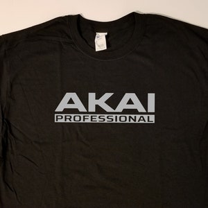 AKAI Professional - gray on black classic style t-shirt