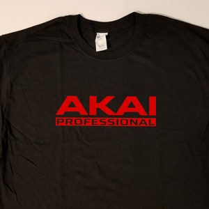 May include: Black t-shirt with a red Akai Professional logo.