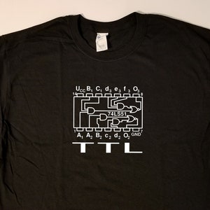 TTL chip integrated circuit electronics - classic style t-shirt