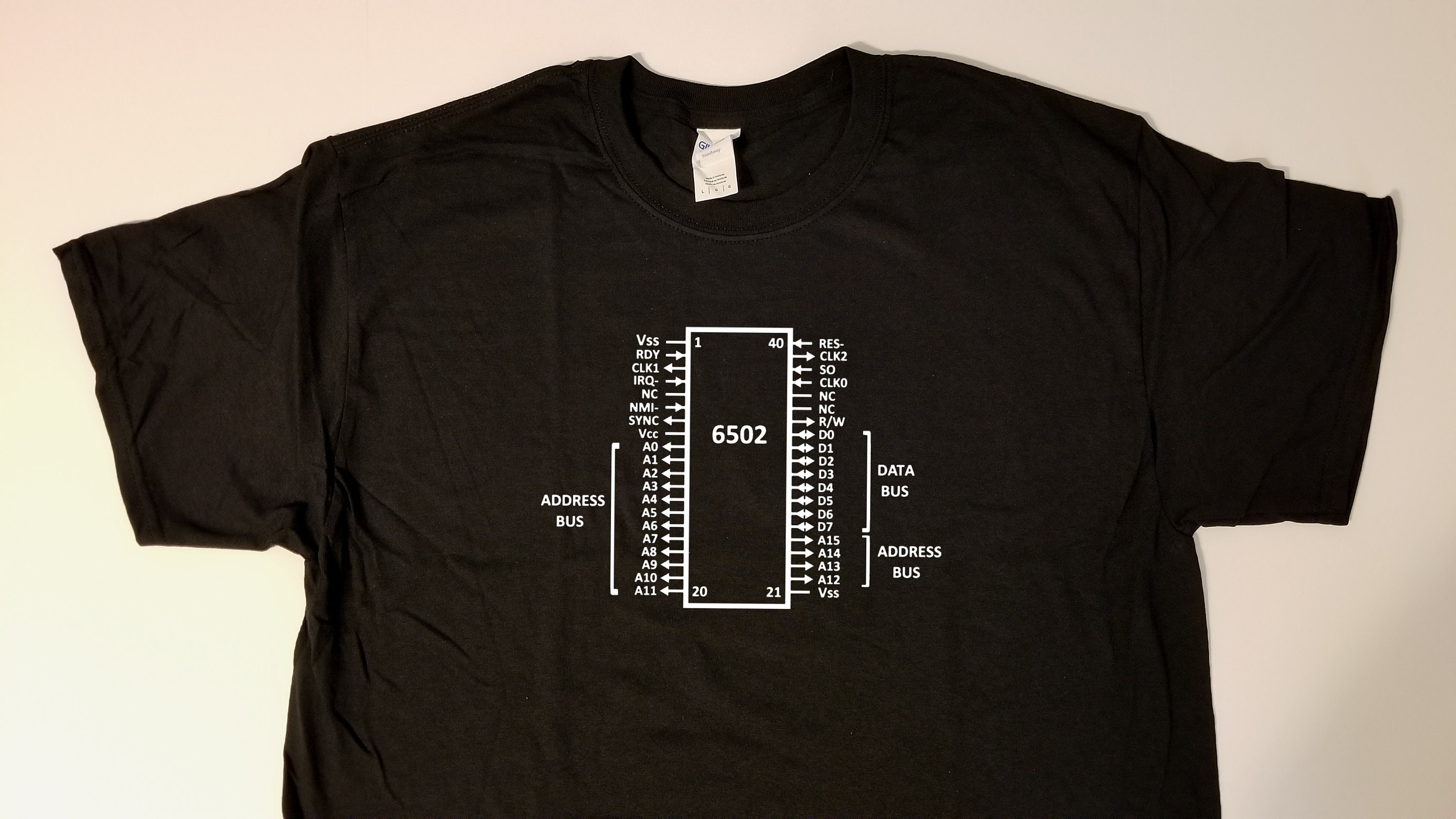 MOS 6502 CPU Computer Electronics - Classic Style T-shirt - Etsy